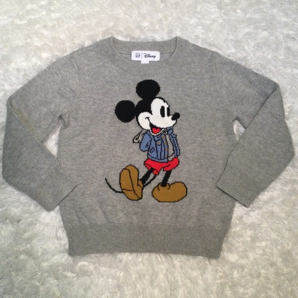 babyGap x Disney Mickey Mouse Graphic Crewneck Sweater (3T) - Picture 1 of 4